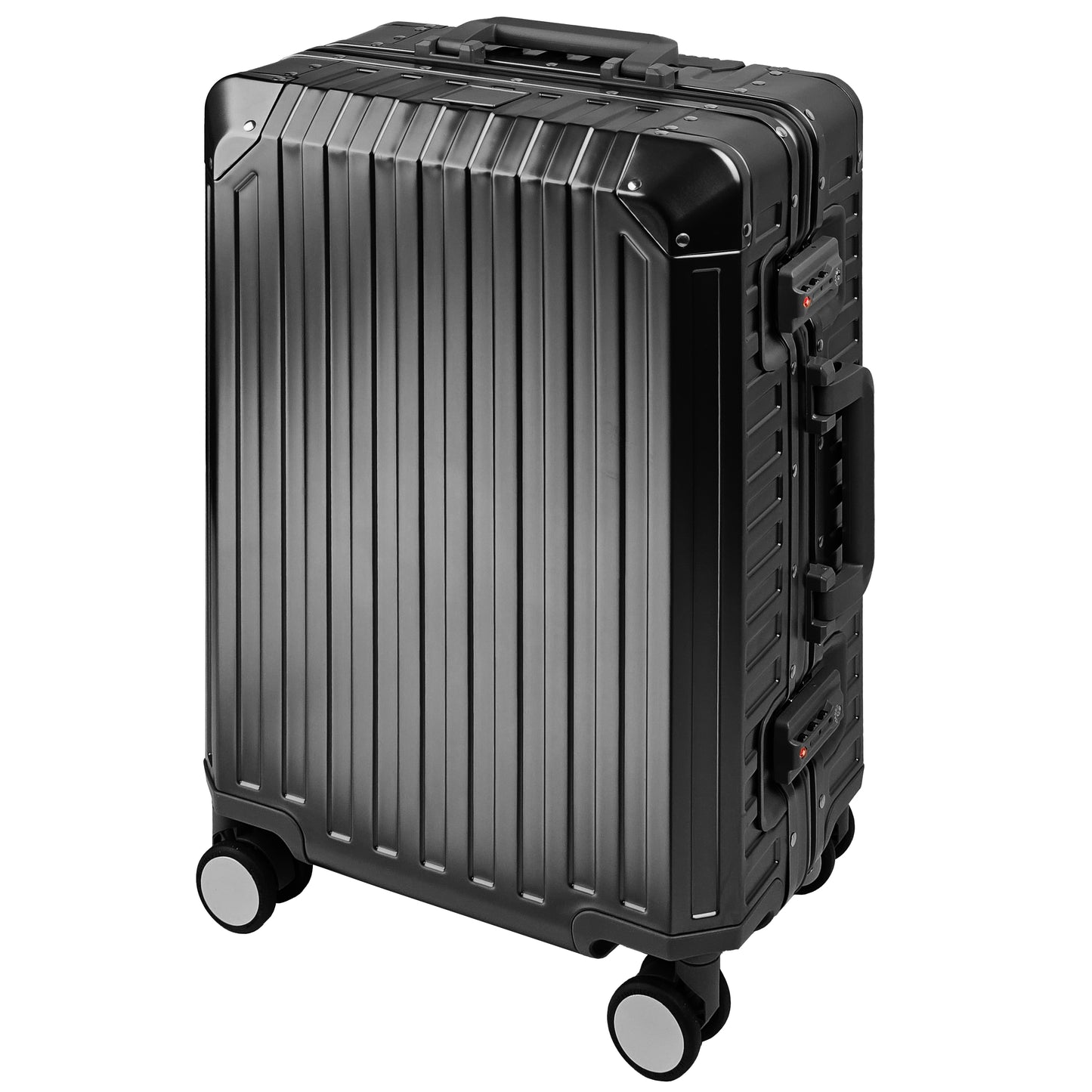 GLX2 All Aluminum Luggage 3 Sizes (20",26",28") with TSA Lock Gray