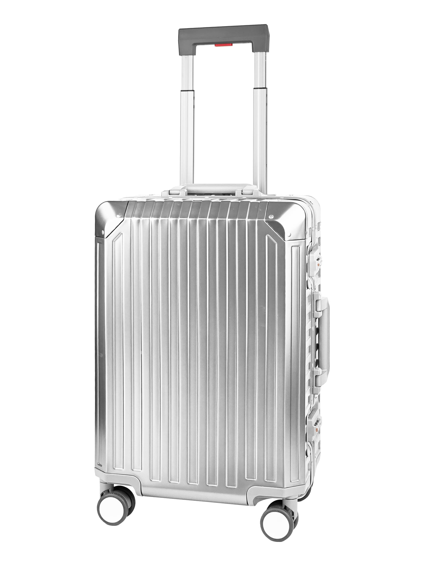 GLX2 All Aluminum Luggage 3 Sizes (20",26",28") with TSA Lock Silver