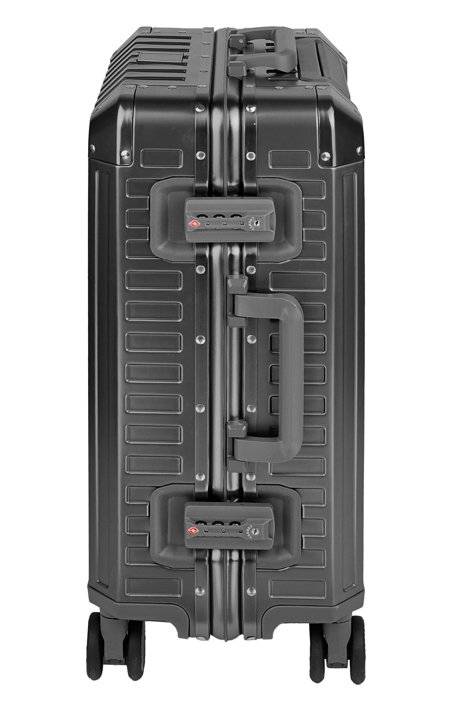 GLX2 All Aluminum Luggage 3 Sizes (20",26",28") with TSA Lock Gray